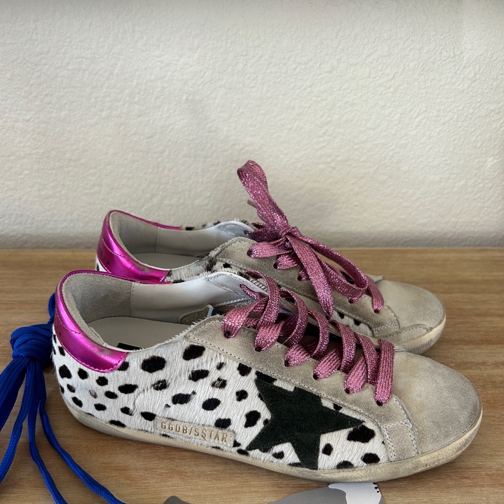 Golden Goose Spotted Super Star Shoes
